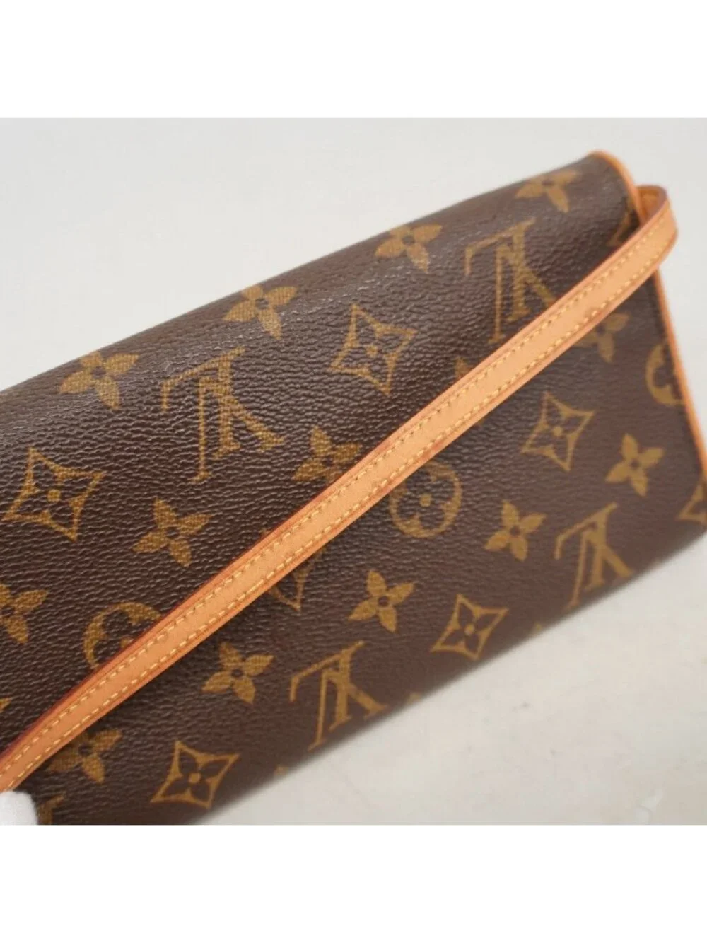 Louis Vuitton Shoulder Bag Monogram Pochette Twin GM Brown